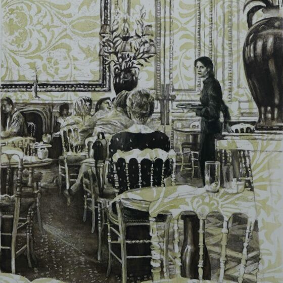 Paris museum tea room